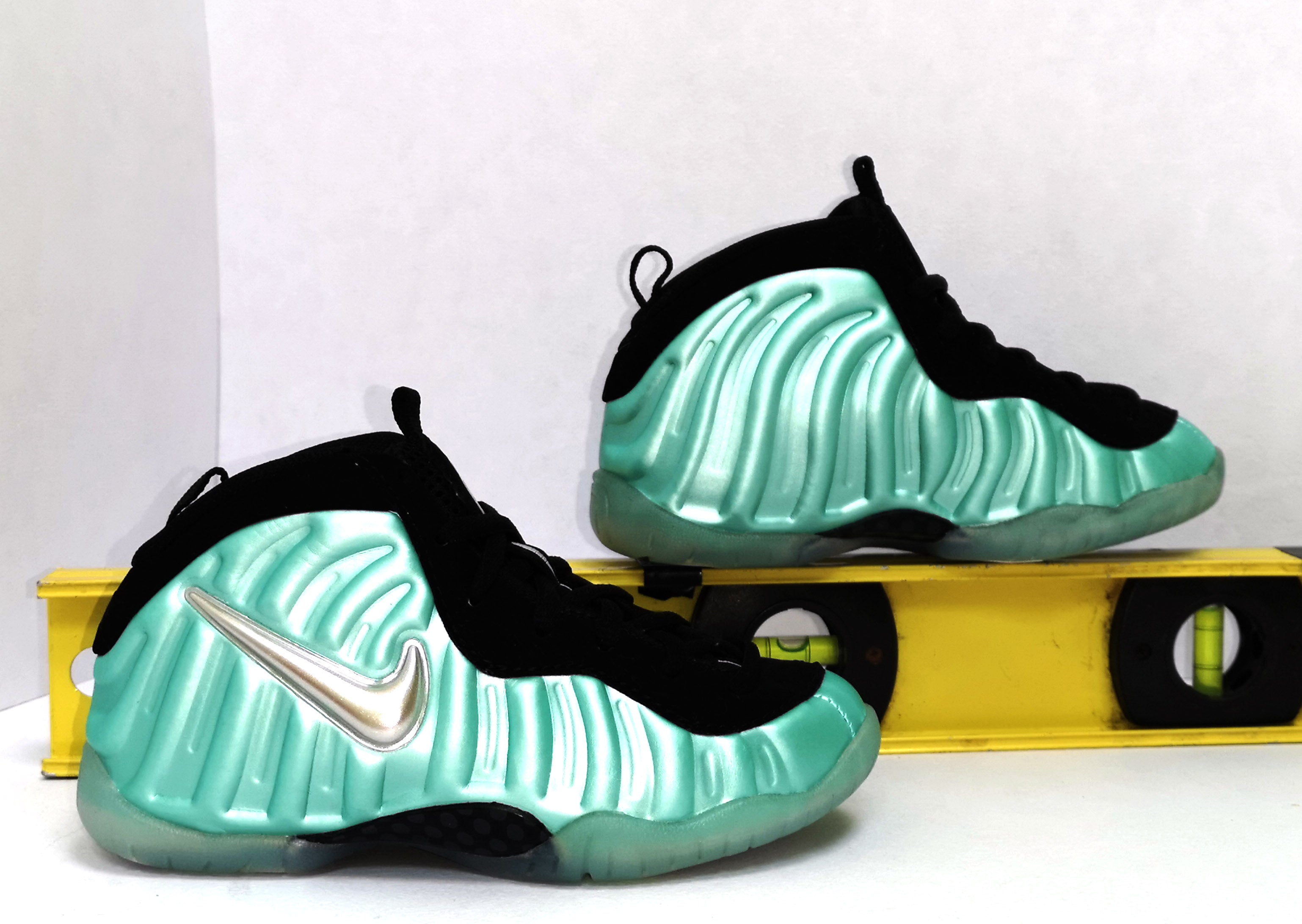 Mint green outlet foamposites