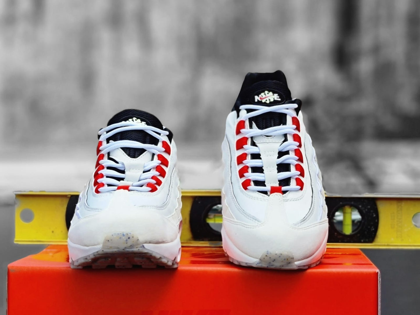 NKE AIRMAX 95 LIGH BONE HABANERO RED