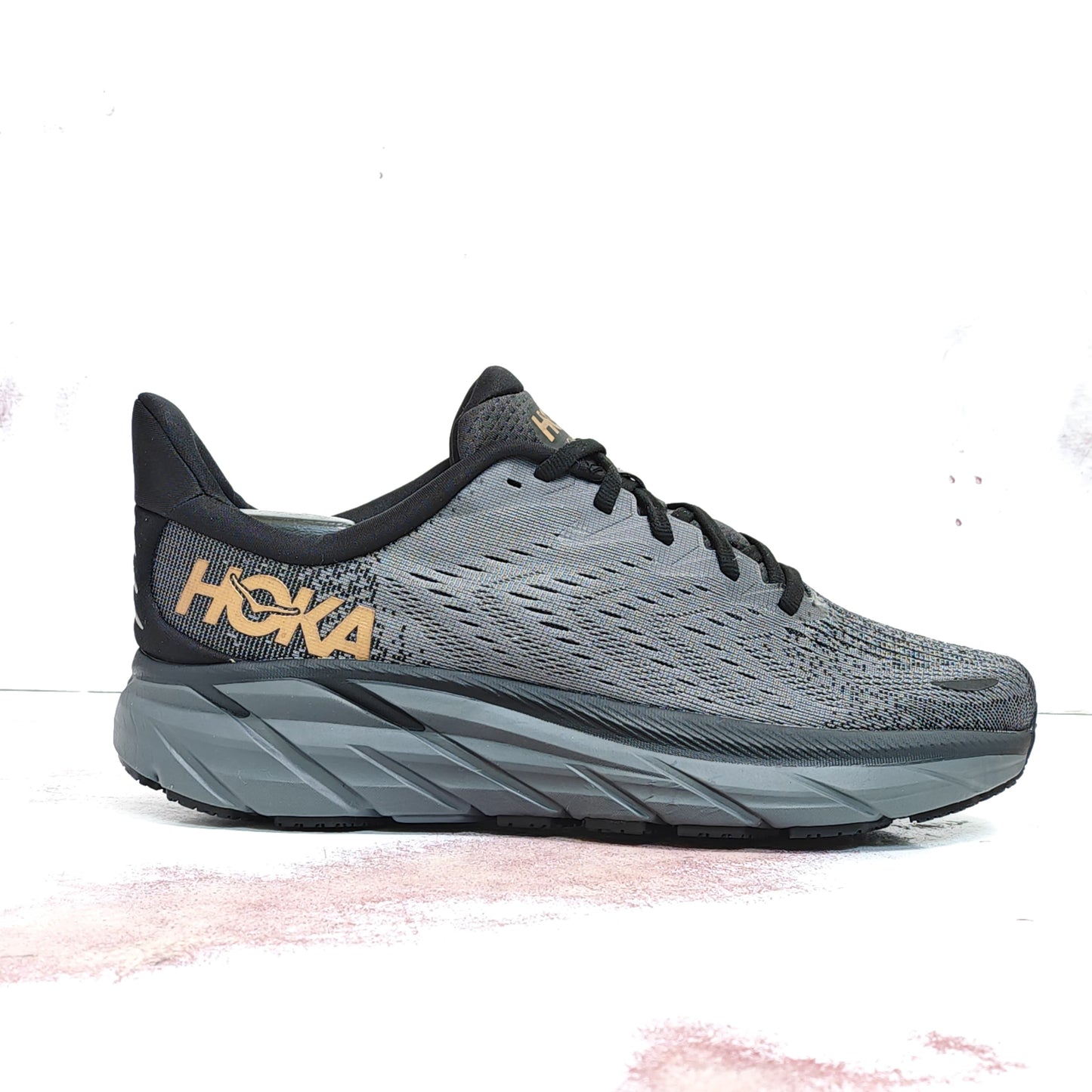 HKA ONE CLIFTON 8 ANTHRACITE GREY RUNNING