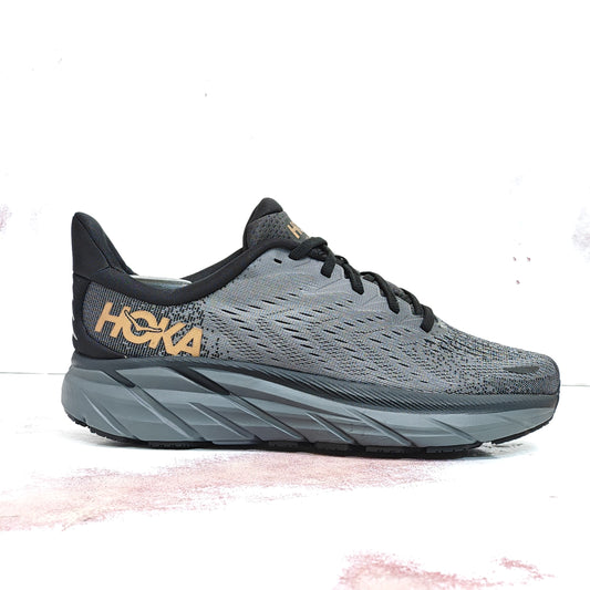 HKA ONE CLIFTON 8 ANTHRACITE GREY RUNNING