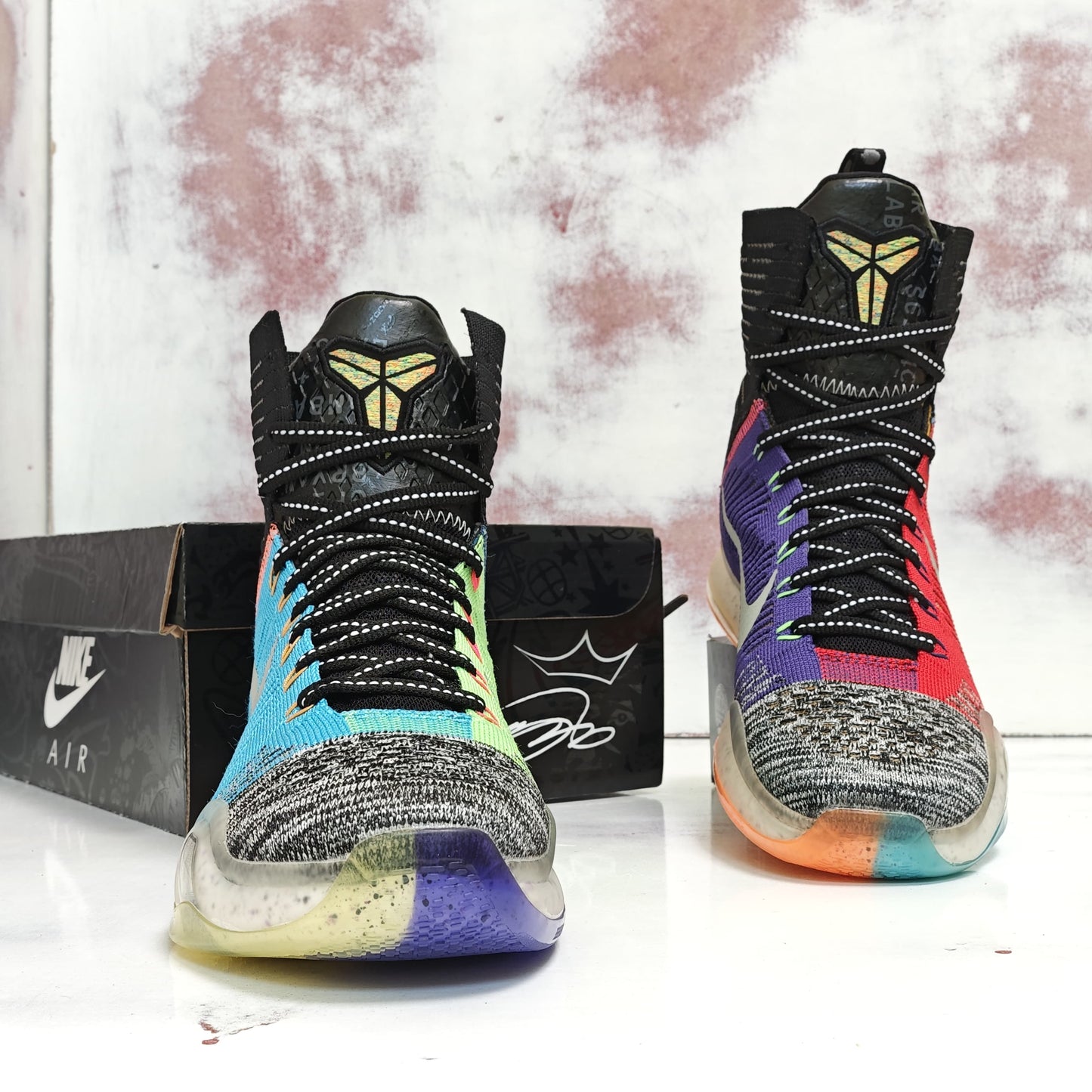 NKE KOBE 9 ELITE DARK WHAT THE