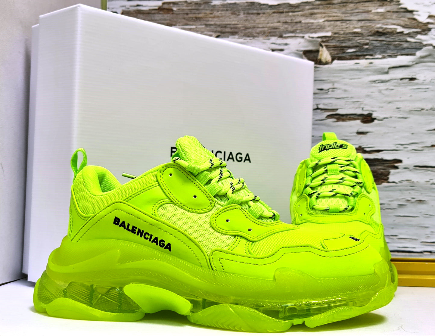 BLNCG FLUO YELLOW TRIPLE S