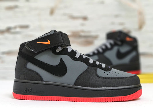 NKE AIR FORCE ONE MID HOT LAVA