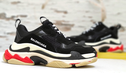 BLNCG TRIPLE S BLACK WHITE RED