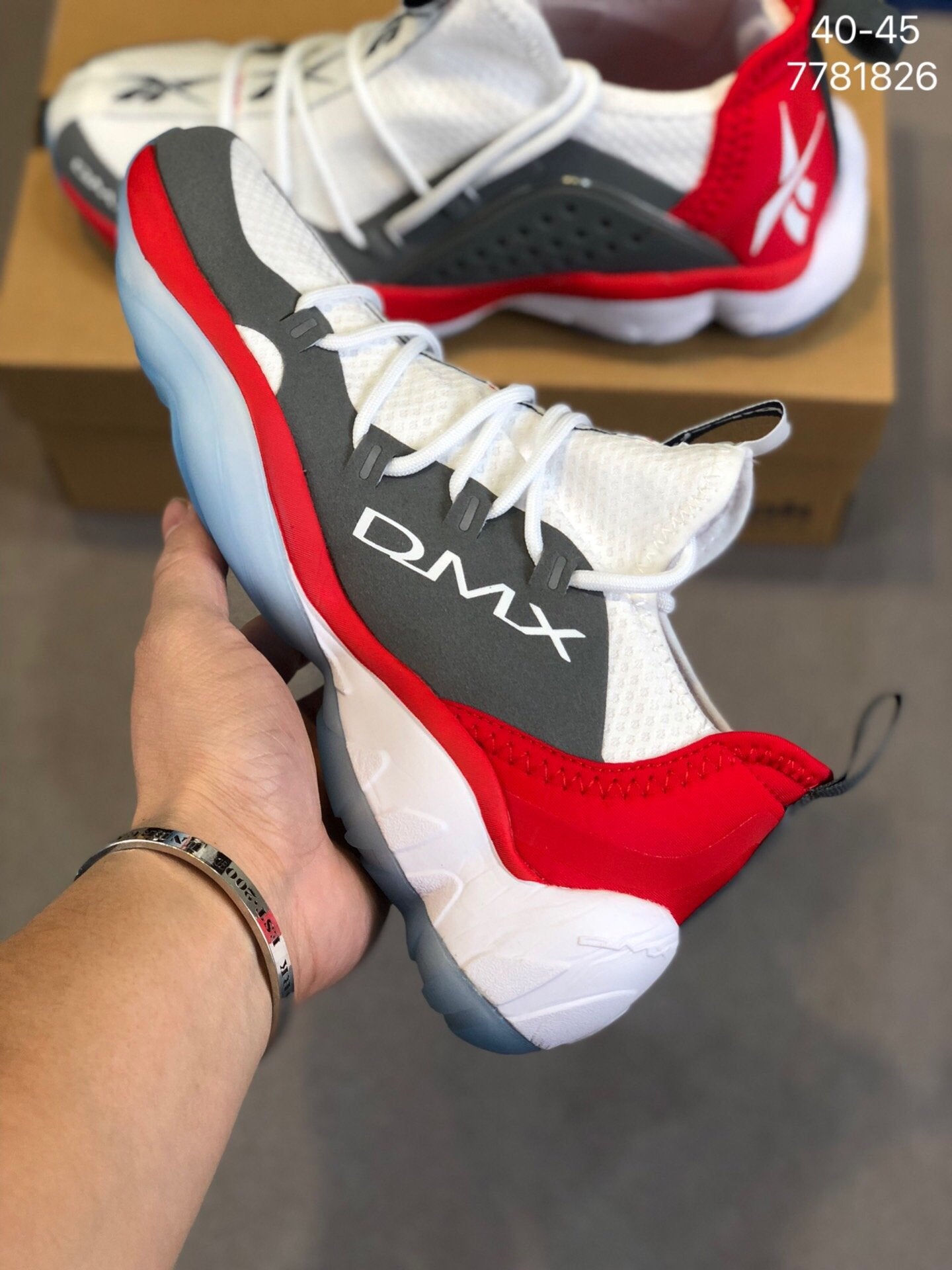 RBK DMX FUSION 2 GRAY RED