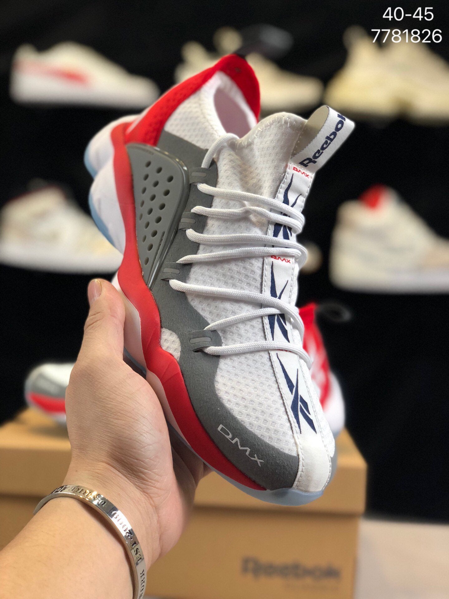 RBK DMX FUSION 2 GRAY RED